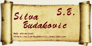 Silva Budaković vizit kartica